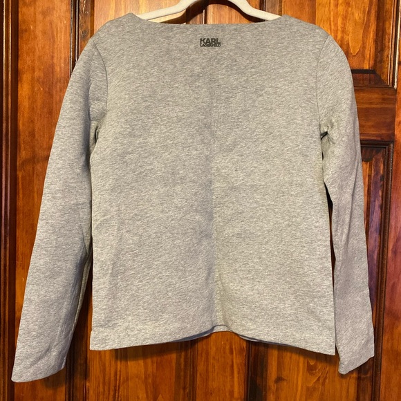 Karl Lagerfeld Plexi Choupette Cat Sweatshirt Crewneck Top Kitty Kitten Face (S) - Picture 3 of 8